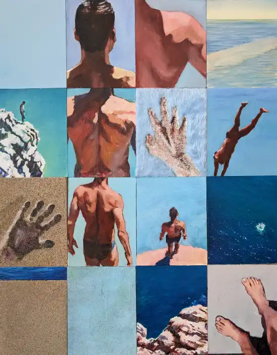 Diving Man, 2024