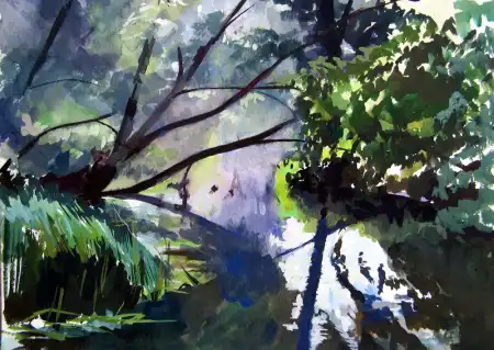Stour Magic Realism River - Nicholas Stedman
